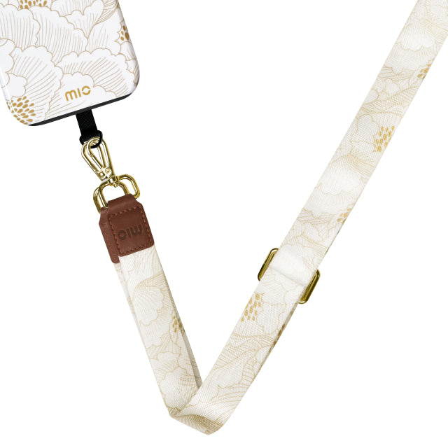 MIO Lanyard Weiße Rosen