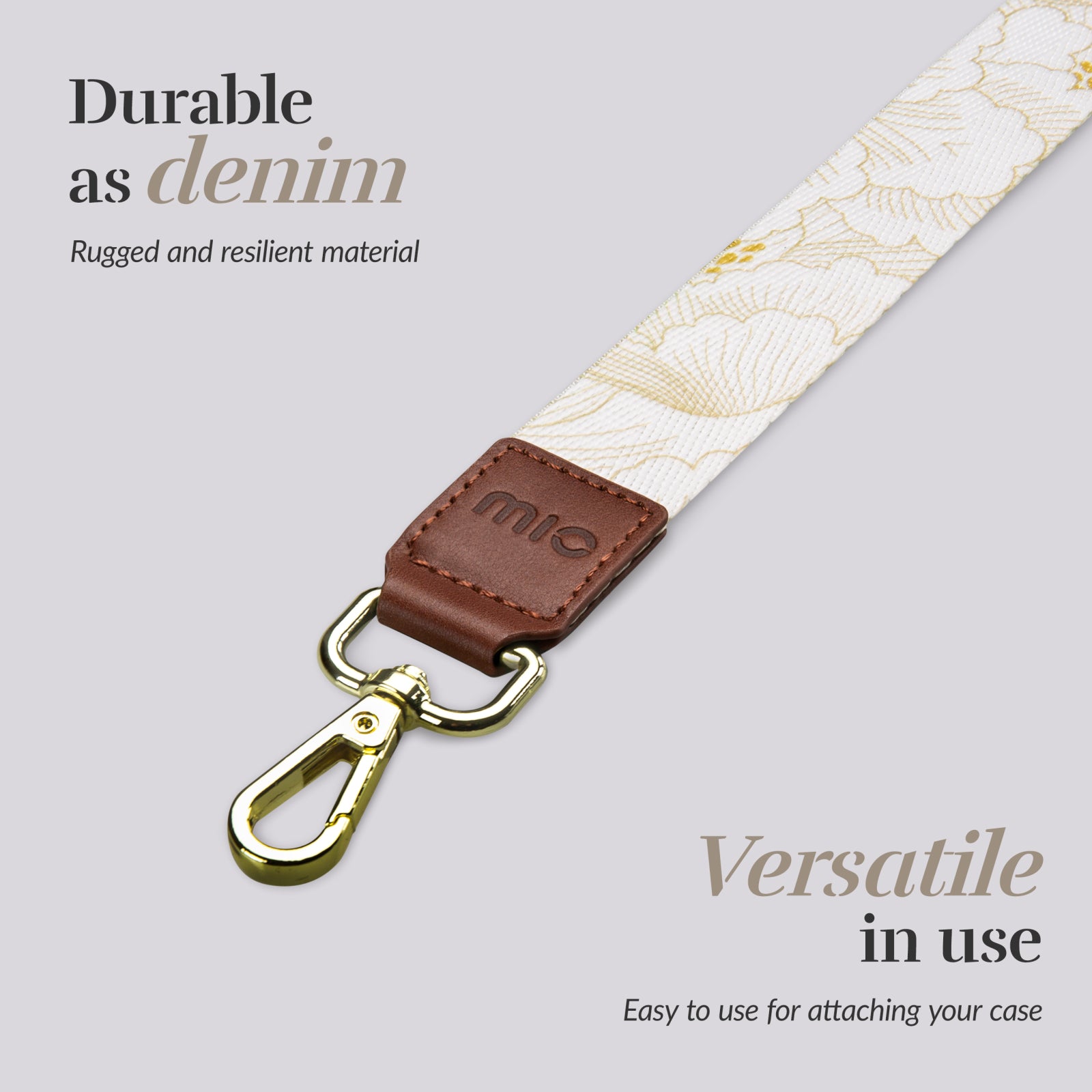 MIO Lanyard White Roses