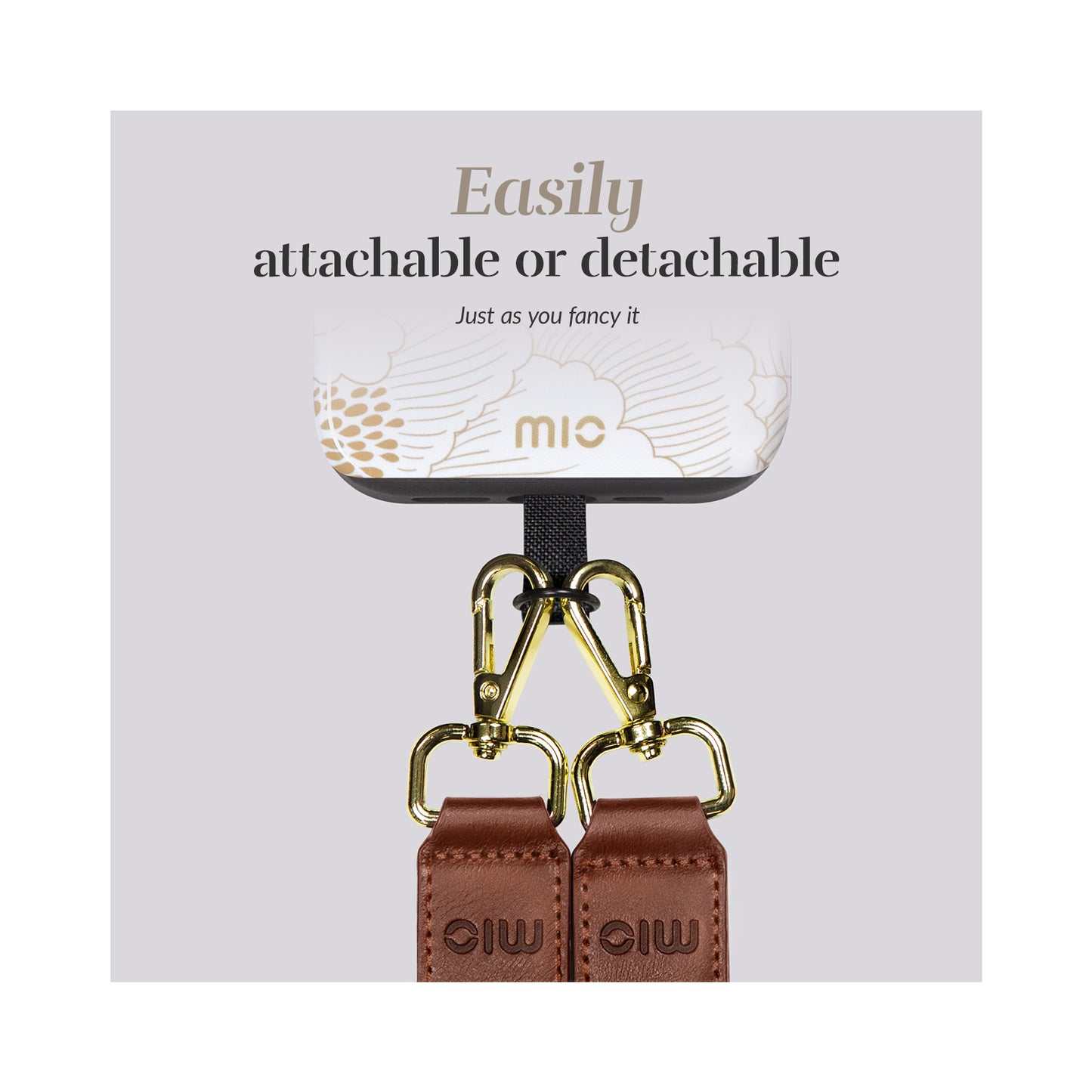 MIO Lanyard White Roses