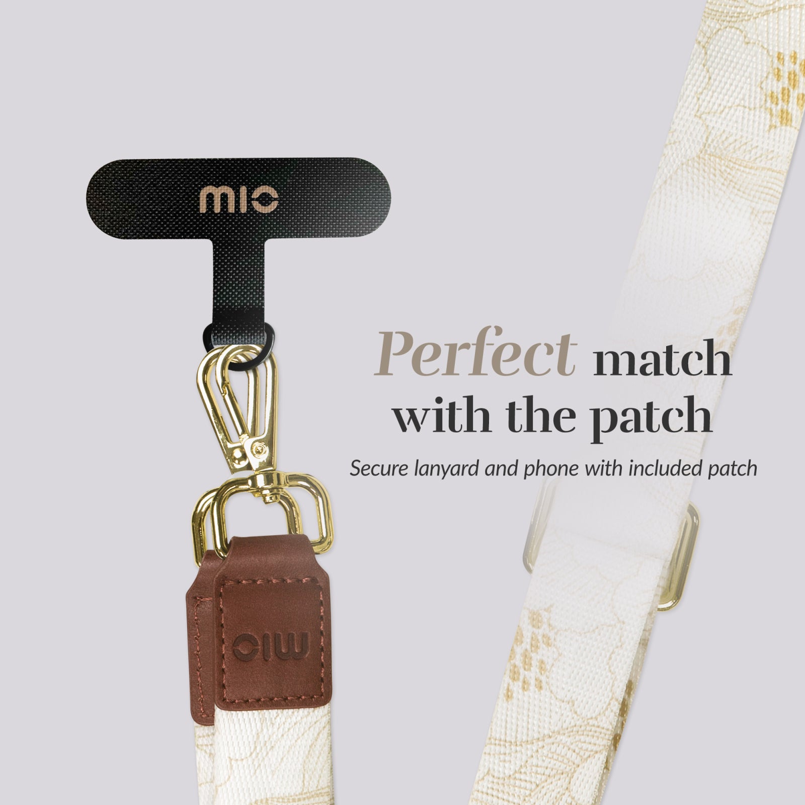 MIO Lanyard White Roses