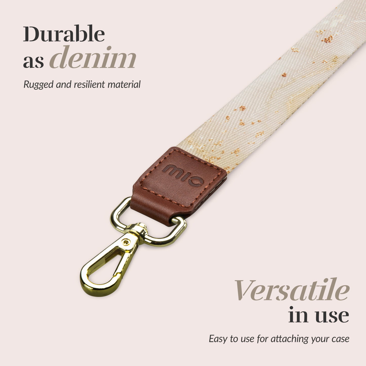 MIO Lanyard Gold Marble