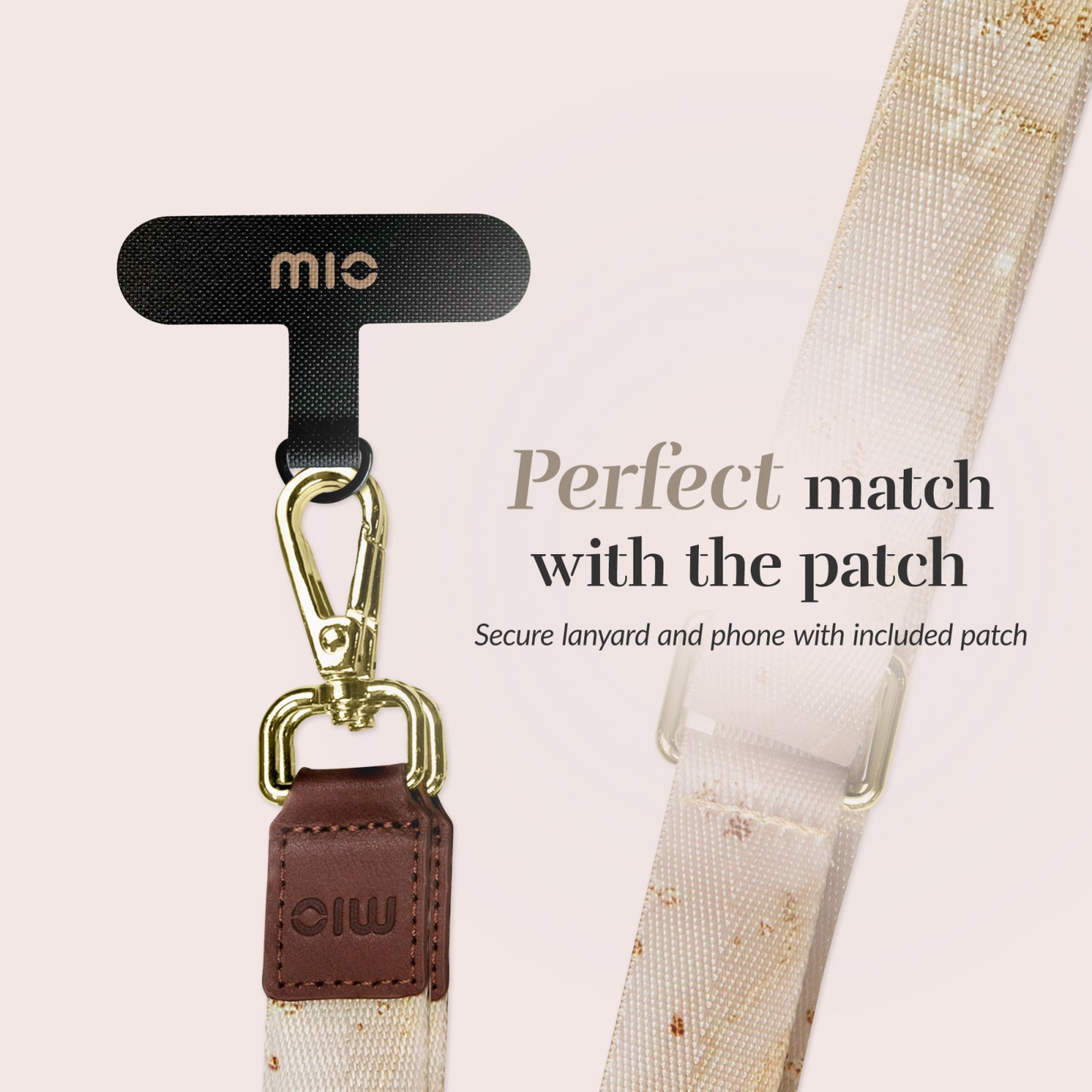 MIO Lanyard Gold Marble