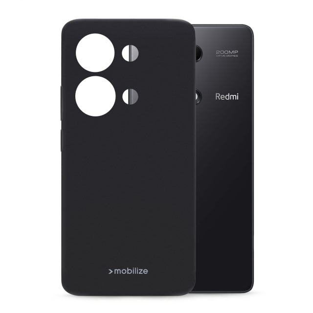 Mobilize Rubber Gelly Case Xiaomi Poco M6 Pro 4G/Redmi Note 13 Pro 4G  Matt Black