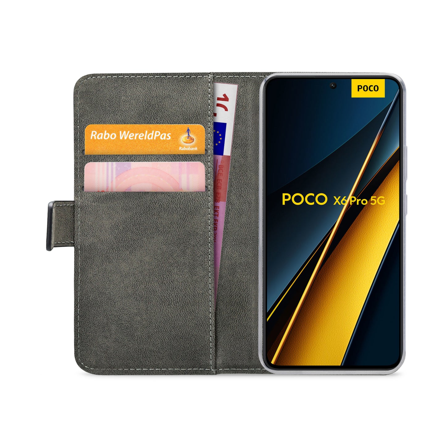 Mobilize Classic Gelly Wallet Book Case Xiaomi Poco X6 Pro 5G Black