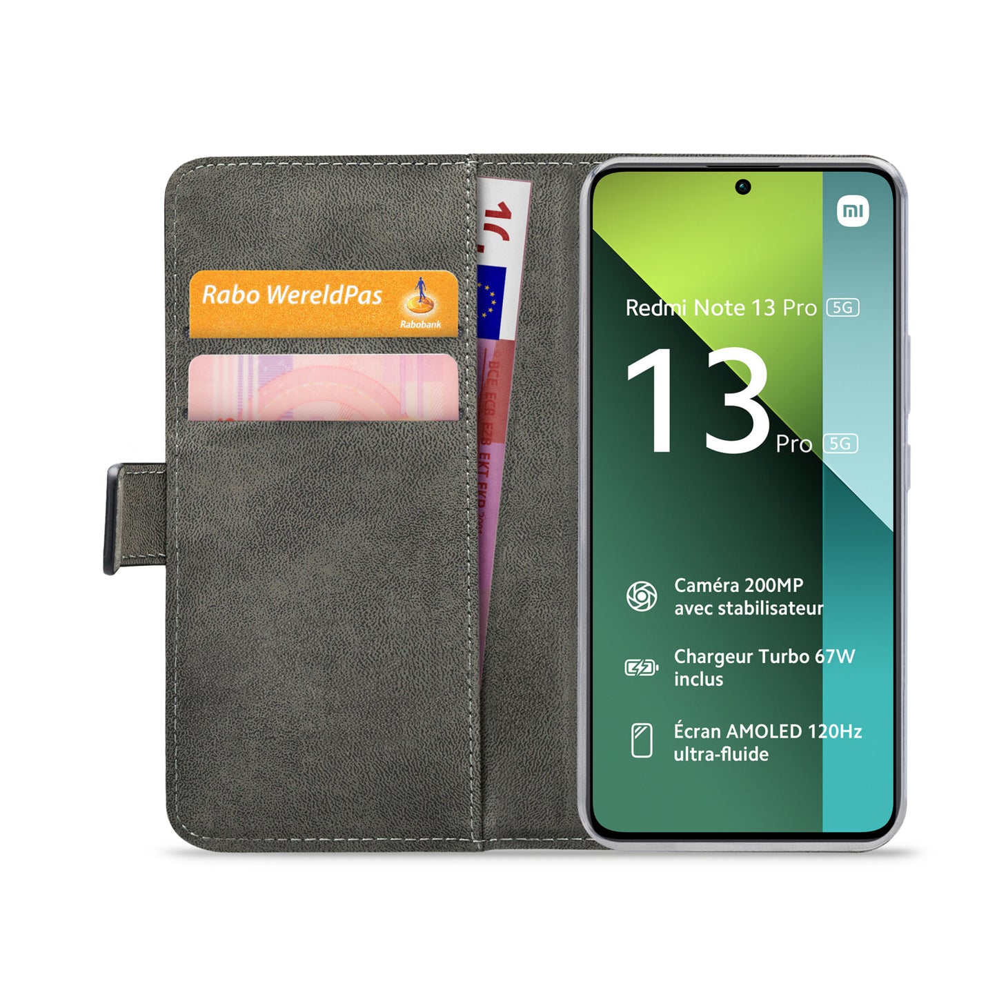 Mobilize Classic Gelly Wallet Book Case Xiaomi Poco X6 5G/Redmi Note 13 Pro 5G Black