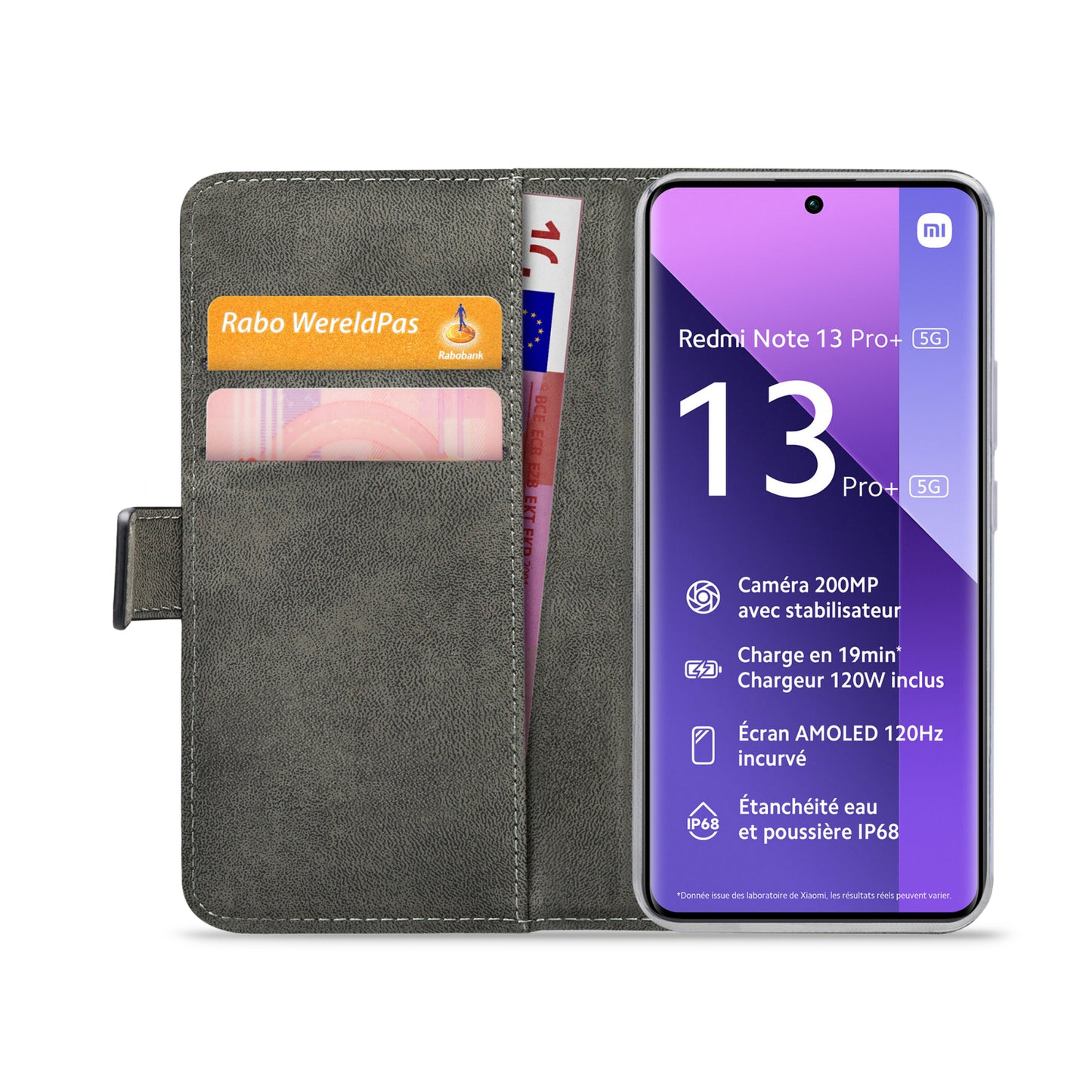 Mobilize Classic Gelly Wallet Book Case Xiaomi Redmi Note 13 Pro+ 5G Black