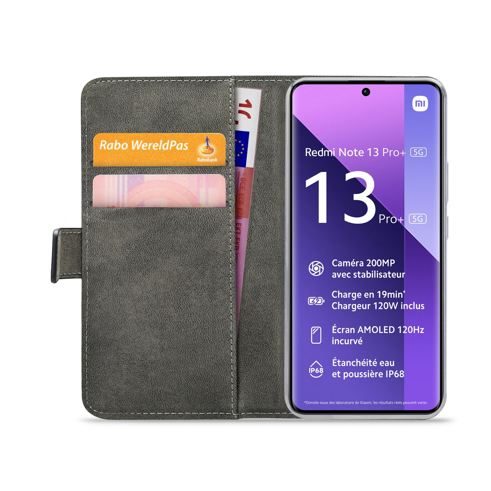 Mobilize Classic Gelly Wallet Book Case Xiaomi Redmi Note 13 Pro+ 5G Black