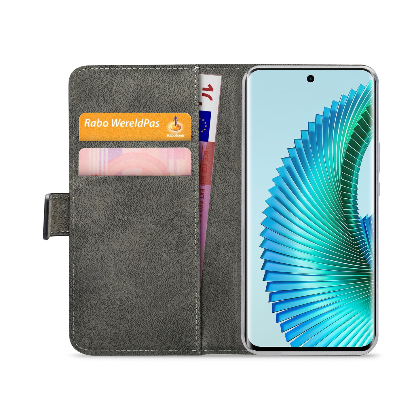 Mobilize Classic Gelly Wallet Book Case Honor Magic6 Lite 5G Black