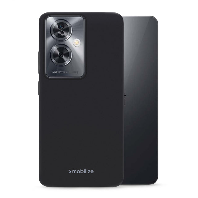 Mobilize Rubber Gelly Case OnePlus Nord N30 SE/OPPO A79 5G Noir Mat
