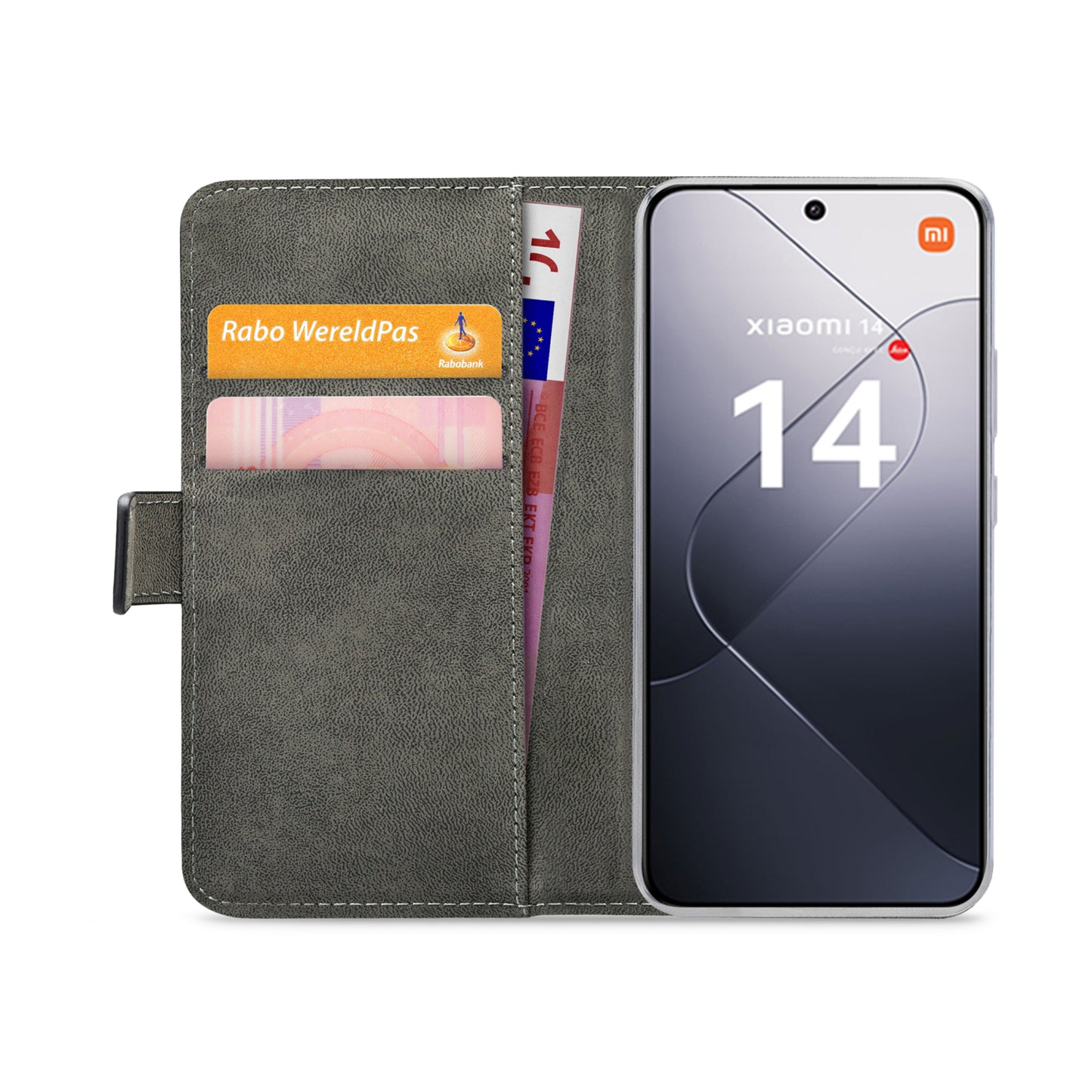 Mobilize Classic Gelly Wallet Book Case Xiaomi 14 Black