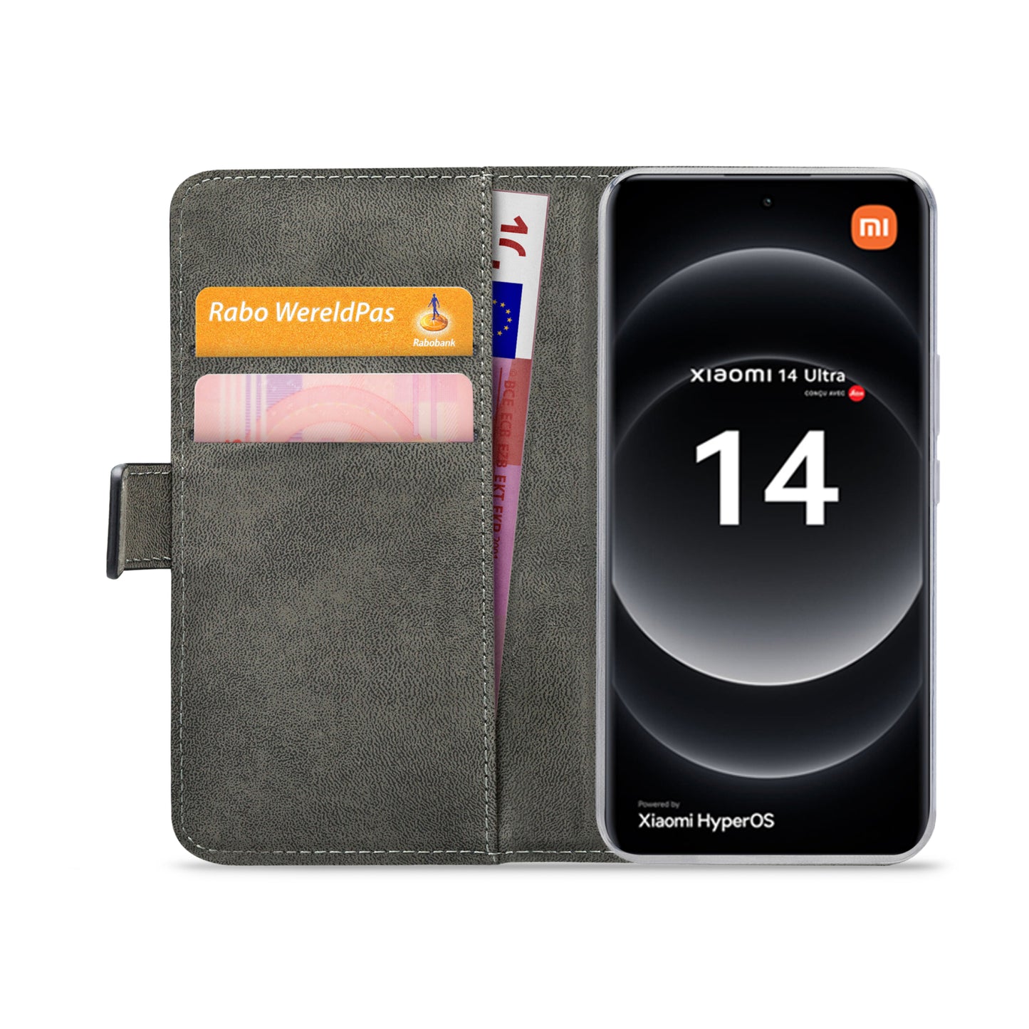 Mobilize Classic Gelly Wallet Book Case Xiaomi 14 Ultra Black