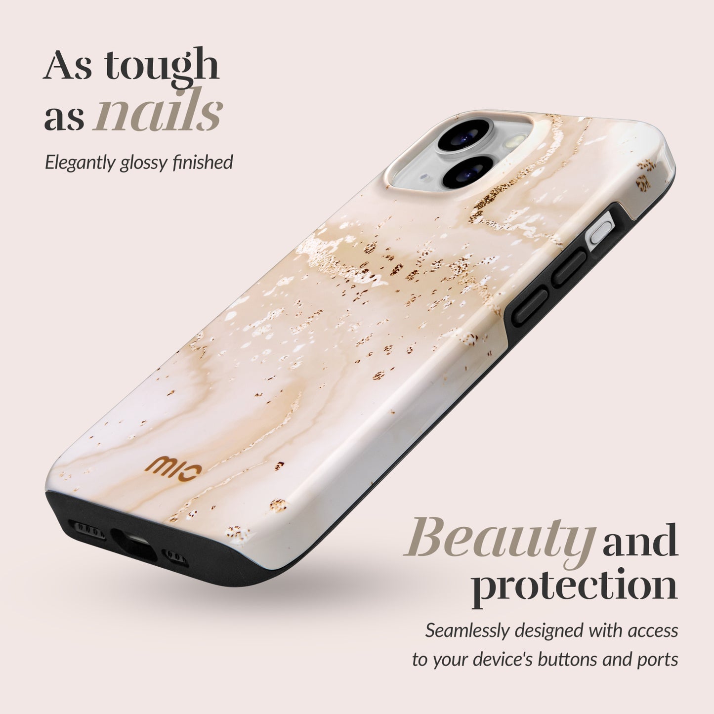 MIO Gold Marble Magsafe Compatible for iPhone XR/11