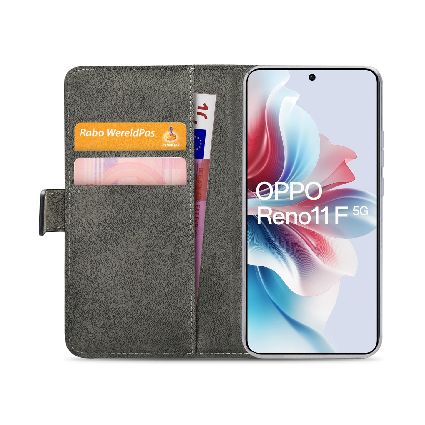Mobilize Classic Gelly Wallet Book Case OPPO Reno11 F 5G Black