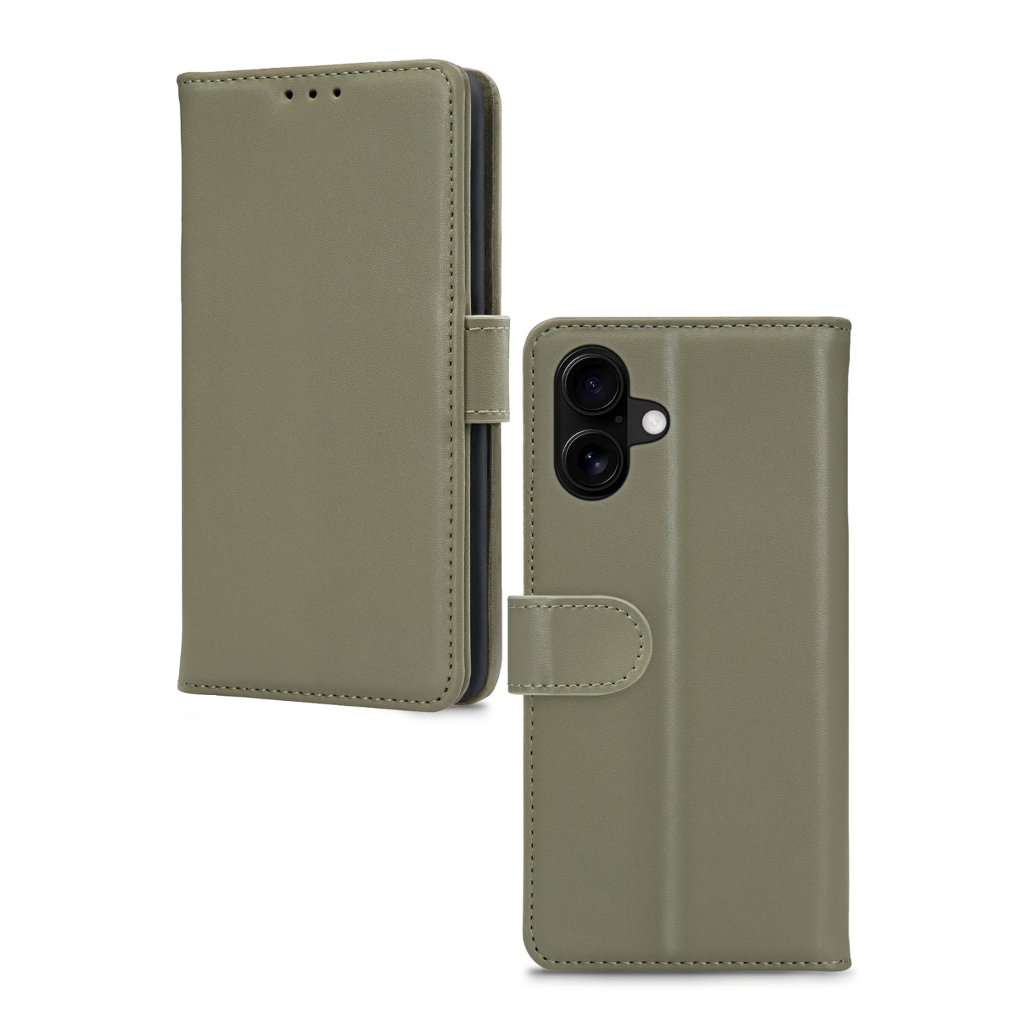 Mobilize Premium Gelly Wallet Book Case Apple iPhone 16 Green
