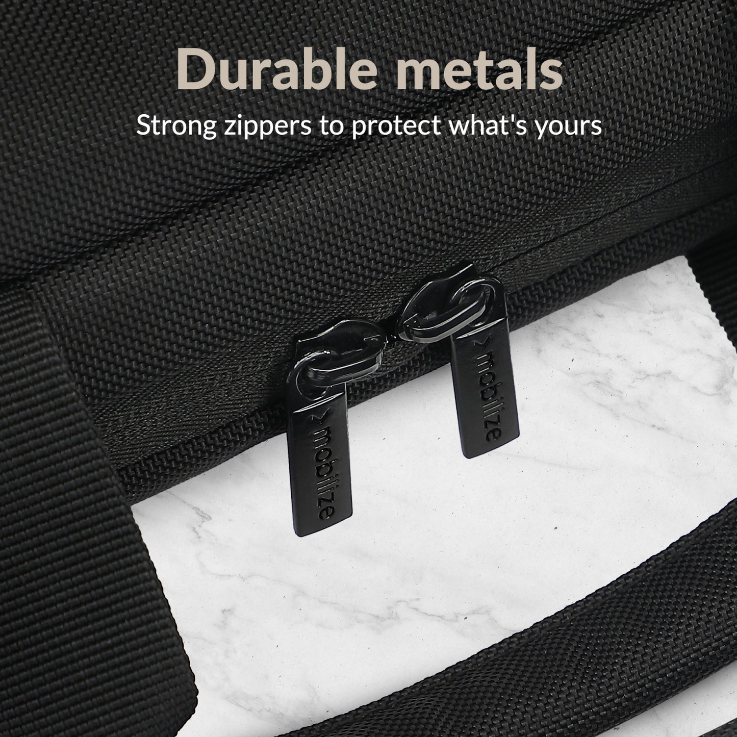 Mobilize Waterresistant Laptop Bag up to 17.3inch Black