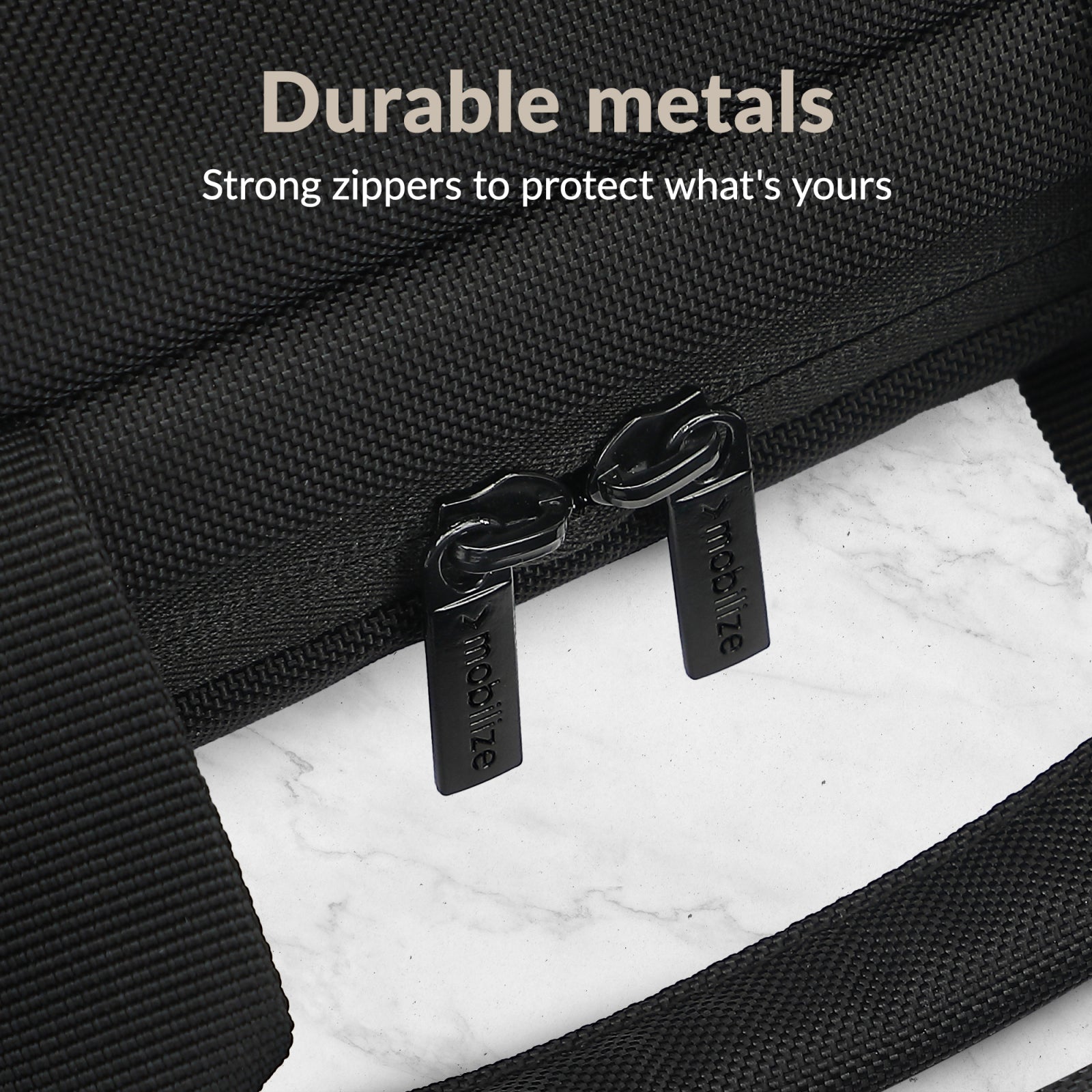 Mobilize Waterresistant Laptop Bag up to 17.3inch Black