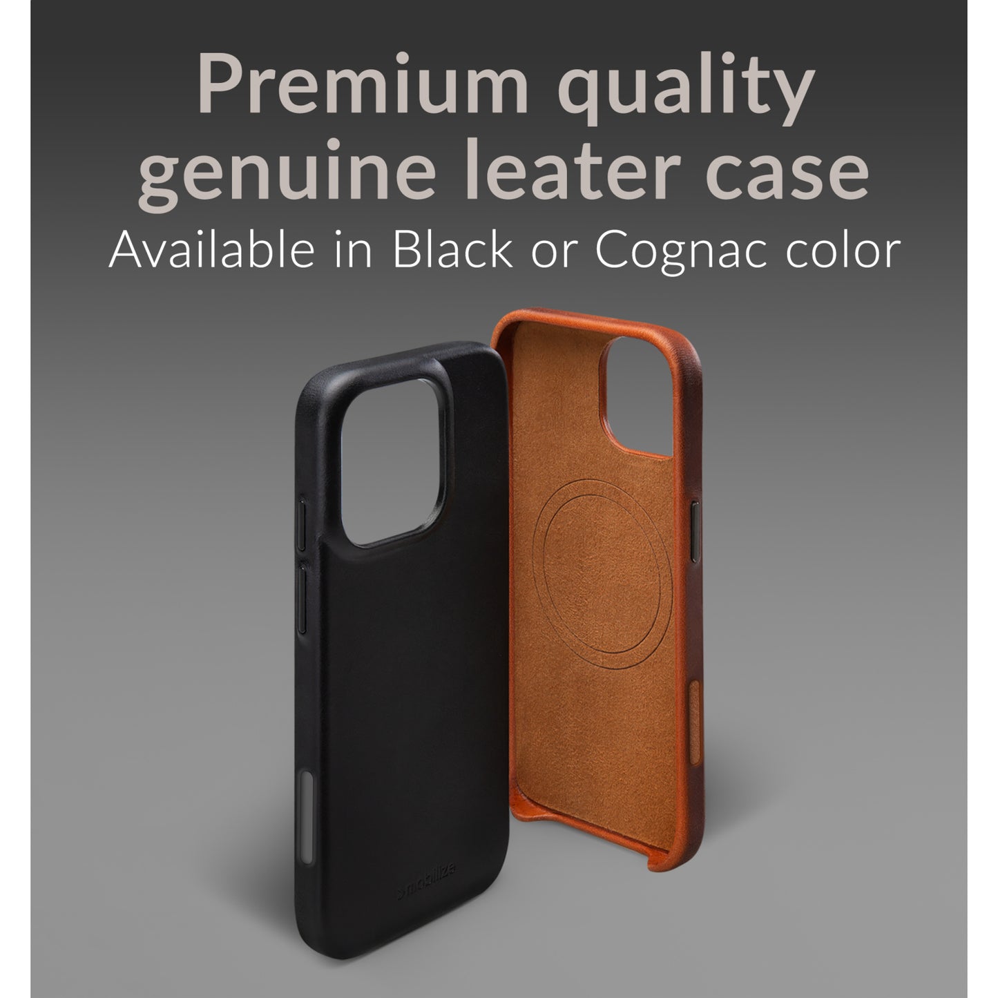 Mobilize Magsafe Compatible Premium Leather Case Apple iPhone 16 Plus Burned Cognac