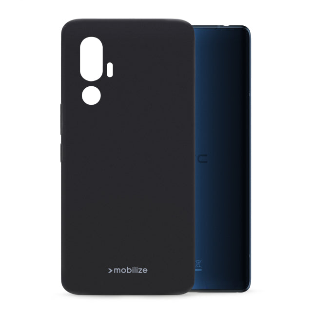 Mobilize Rubber Gelly Case HTC U24 Pro Matt Schwarz