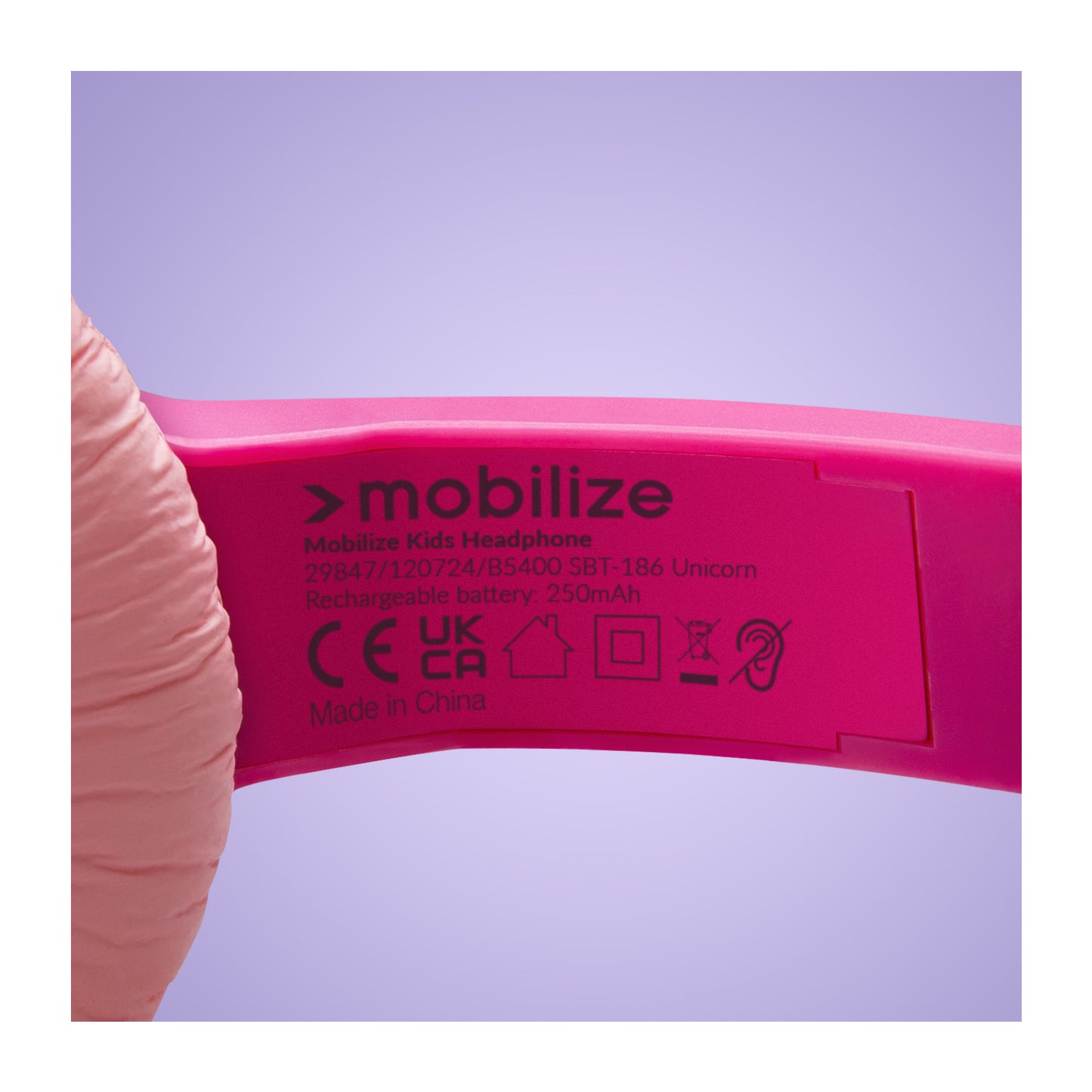 Mobilize Wireless/Wired Over Ear Kids Headphone 85dB Unicorn