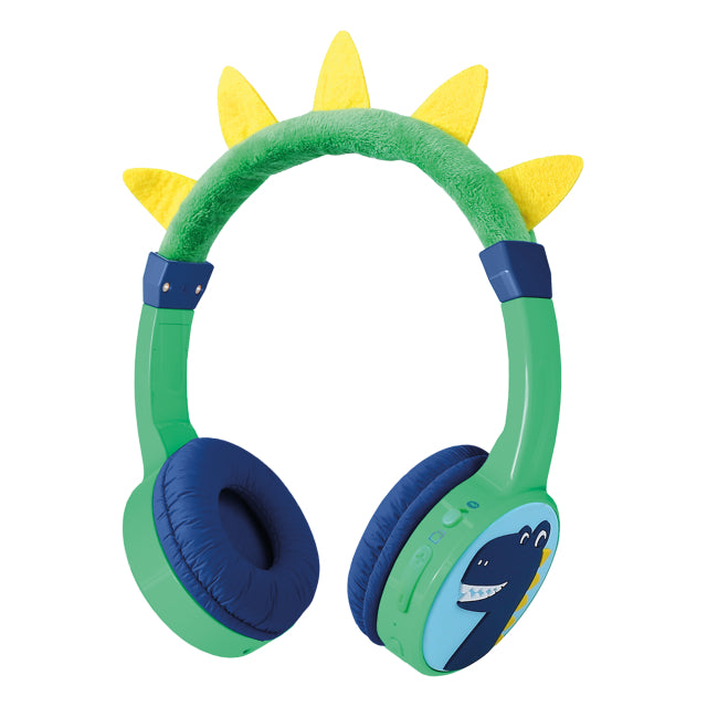 Mobilize Wireless/Wired Over Ear Kopfhörer für Kinder 85dB Dinosaurier