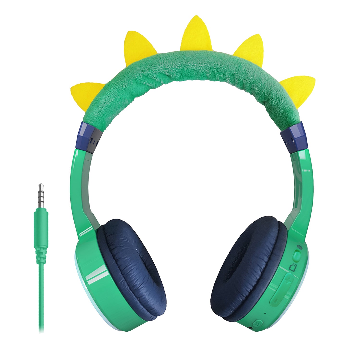Mobilize Wireless/Wired Over Ear Kids Headphone 85dB Dinosaur