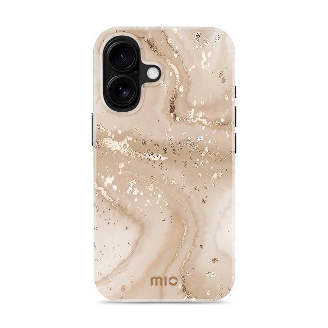 MIO Gold Marble Compatible Magsafe pour iPhone 16