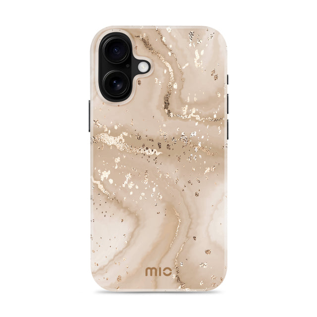 MIO Gold Marble Compatible Magsafe pour iPhone 16 Plus