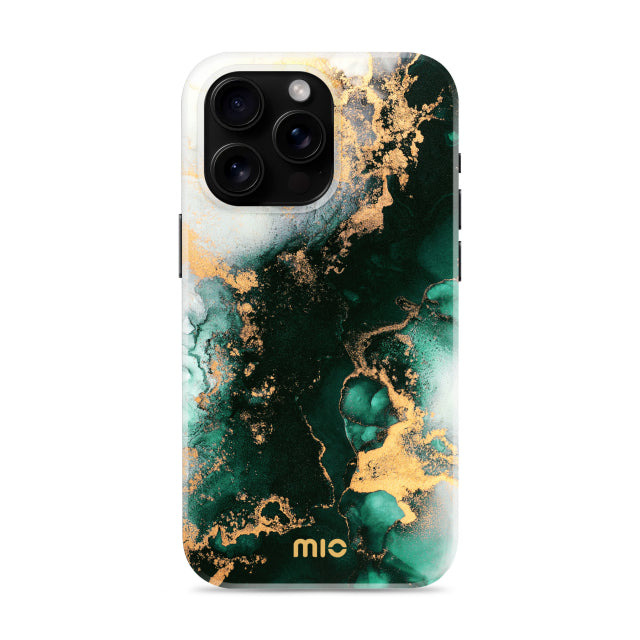 MIO Marbre Vert Compatible Magsafe pour iPhone 16 Pro Max