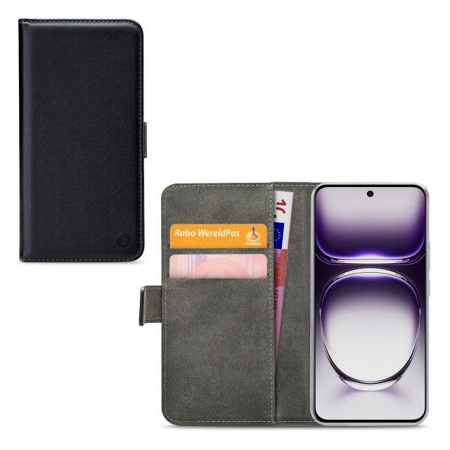 Mobilize Classic Gelly Wallet Book Case OPPO Reno12 Noir