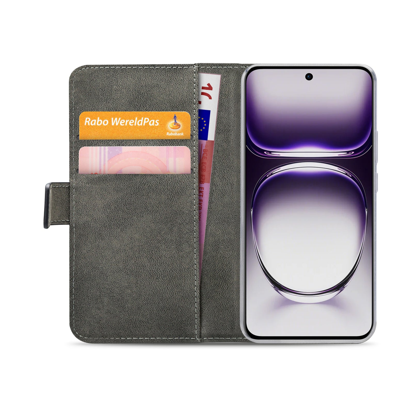 Mobilize Classic Gelly Wallet Book Case OPPO Reno12 Pro Black