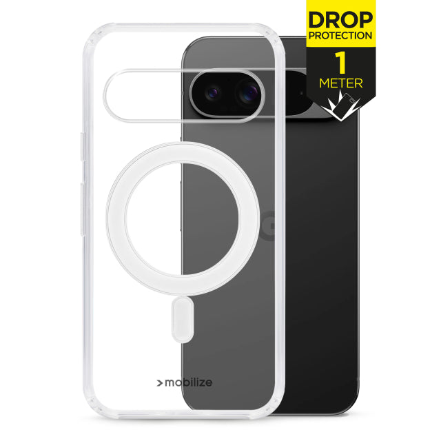 Mobilize Magsafe Compatible Coque de protection nue pour Google Pixel 9 Pro XL Transparent
