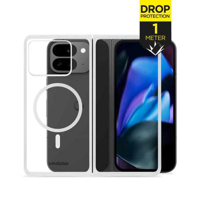 Coque de protection transparente Mobilize MagSafe Compatible pour Google Pixel 9 Pro Fold