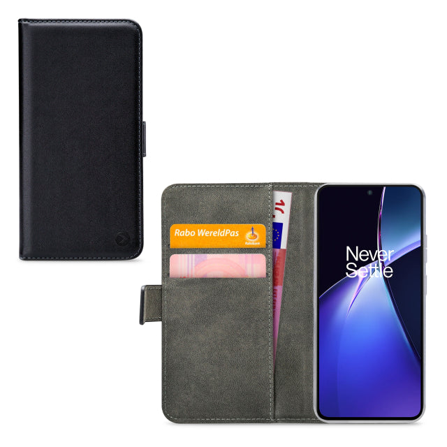 Mobilize Classic Gelly Wallet Book Case OnePlus Nord CE4 Lite Schwarz