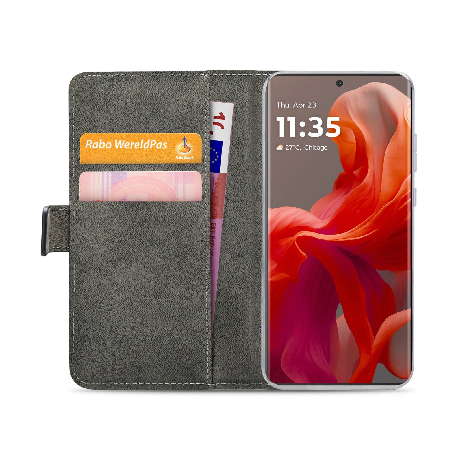 Mobilize Classic Gelly Wallet Book Case Motorola Moto G85 Black
