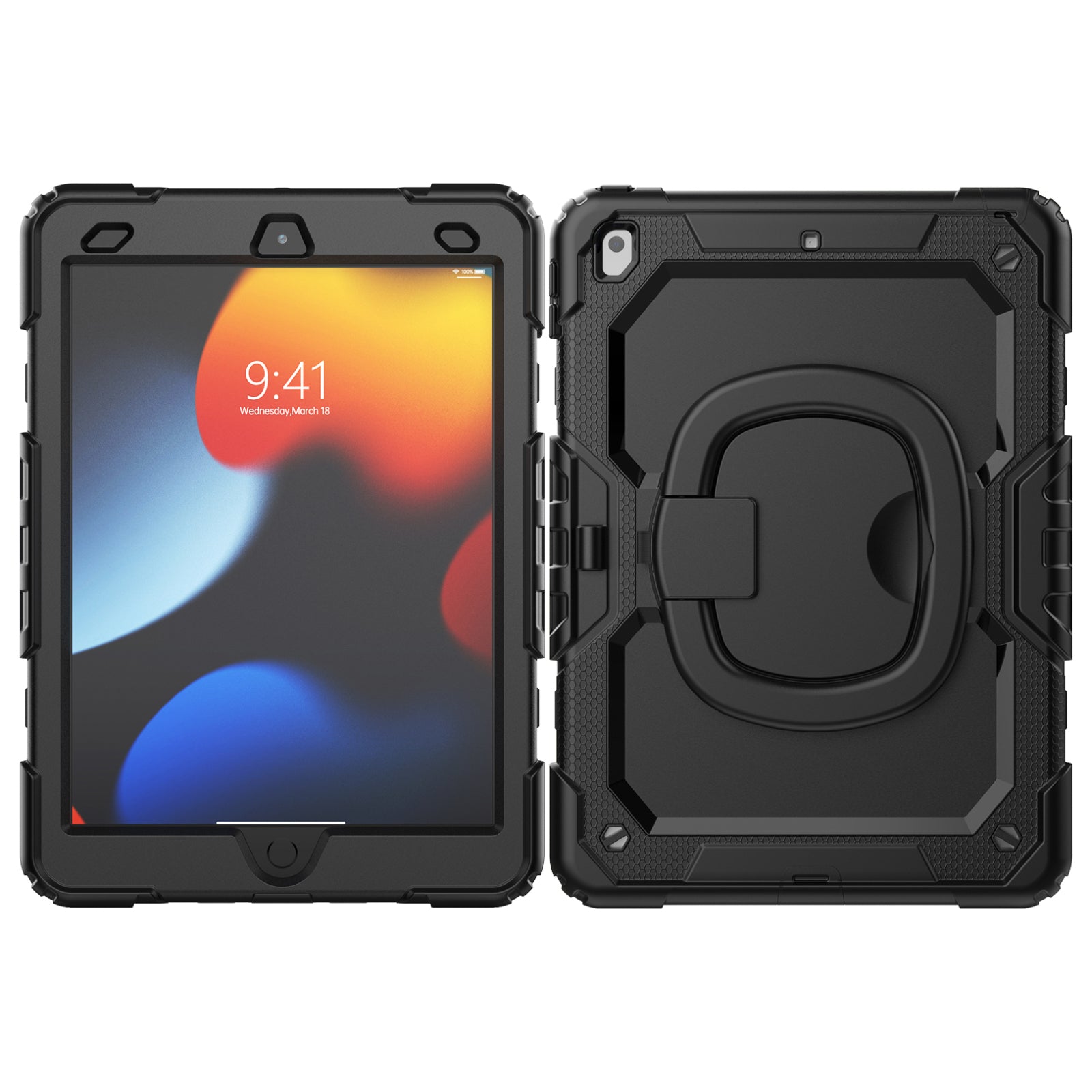 Mobilize Rotating Defender Case Stand Function for Apple iPad 10.2 (2019/2020/2021) Black