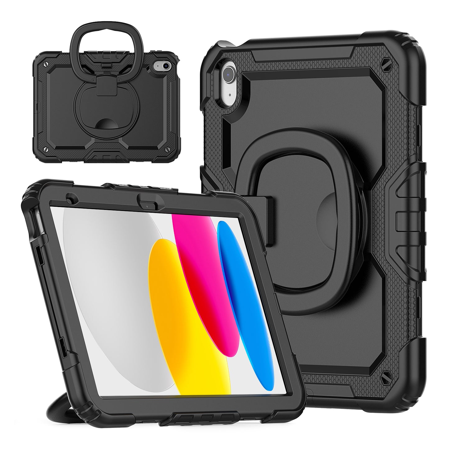 Mobilize Rotating Defender Case Stand Function for Apple iPad 10.9 (2022)/iPad 11 (2025) Black