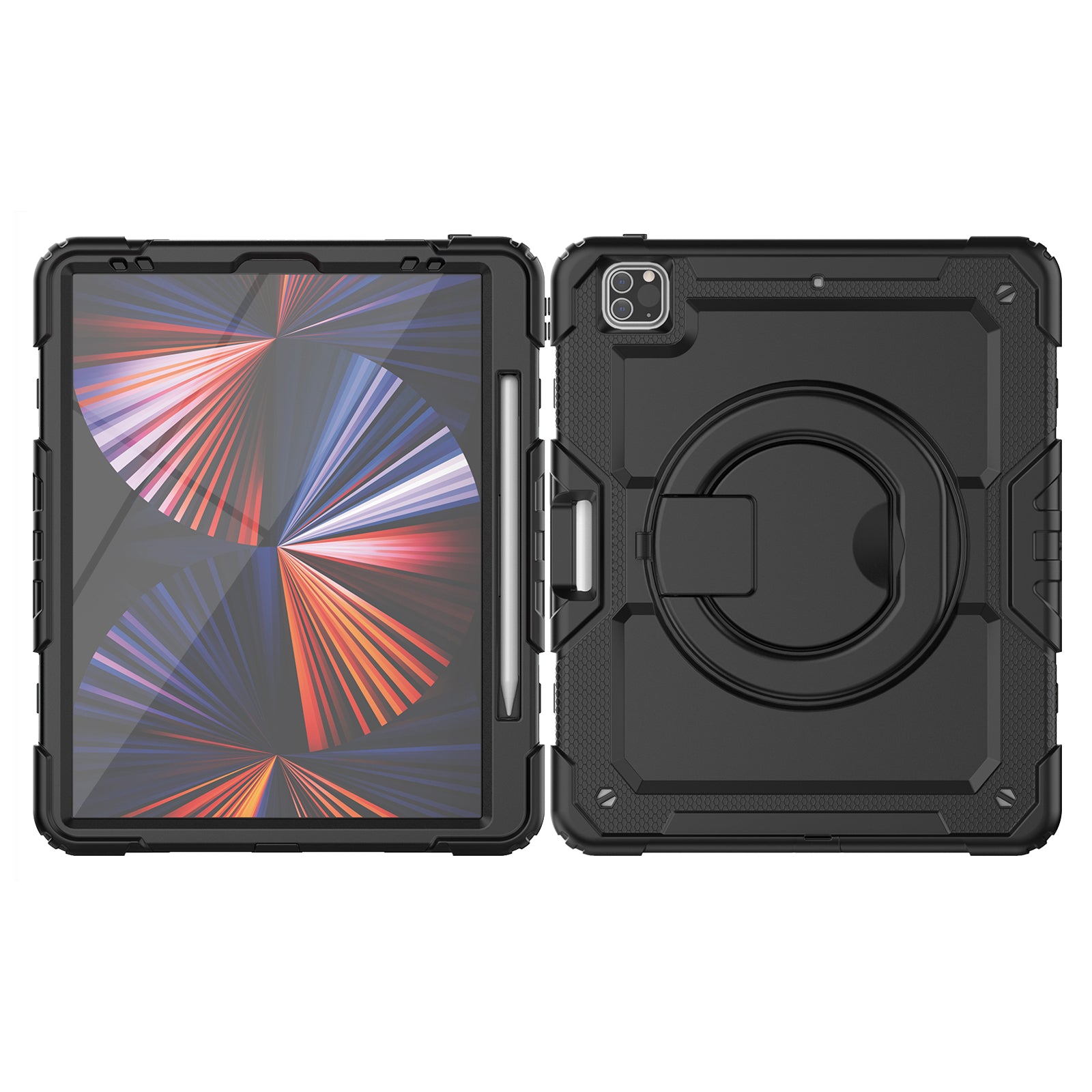 Mobilize Rotating Defender Case Stand Function for Apple iPad Pro 12.9 (2018/2020/2021/2022) Black