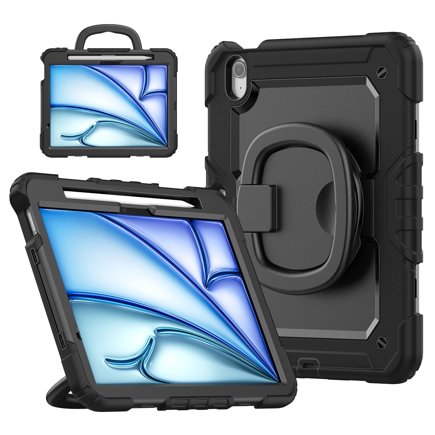 Mobilize Rotating Defender Case Stand Function for Apple iPad Air 11 (2024/2025/2026) Black