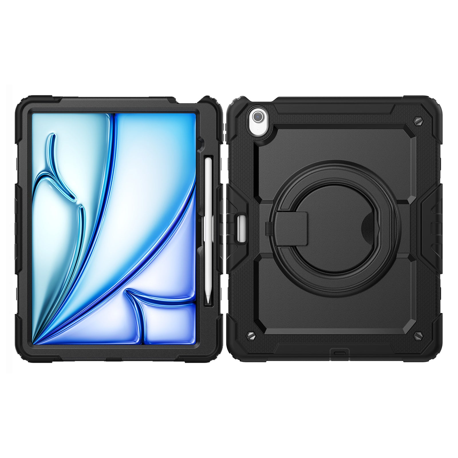Mobilize Rotating Defender Case Stand Function for Apple iPad Air 13 (2024/2025/2026) Black