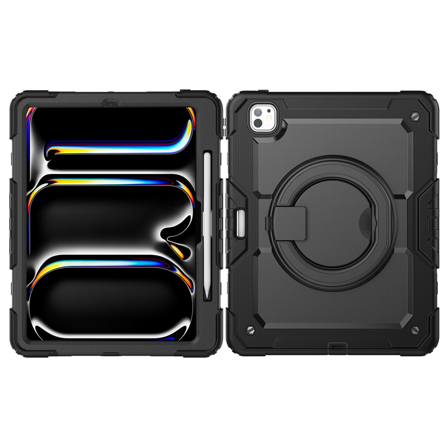 Mobilize Rotating Defender Case Stand Function for Apple iPad Pro 13 (2024/2025) Black