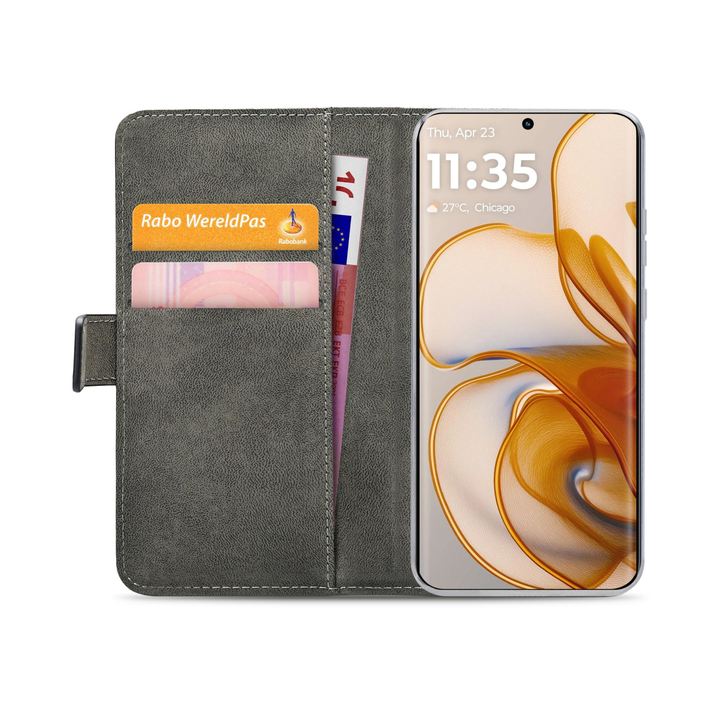 Mobilize Classic Gelly Wallet Book Case Motorola Edge 50 Black