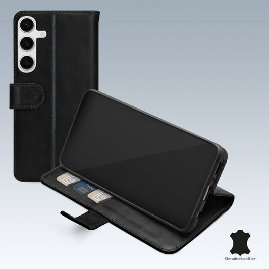 Portefeuille en cuir Mobilize pour Samsung Galaxy S24 FE Noir