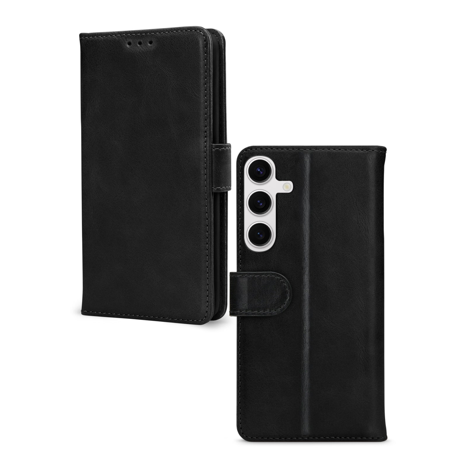 Mobilize Leather Wallet Samsung Galaxy S24 FE Black