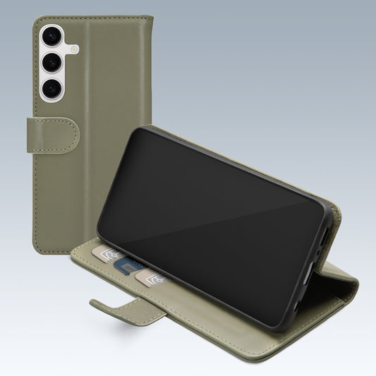 Mobilize Premium Gelly Wallet Book Case Samsung Galaxy S24 FE Green