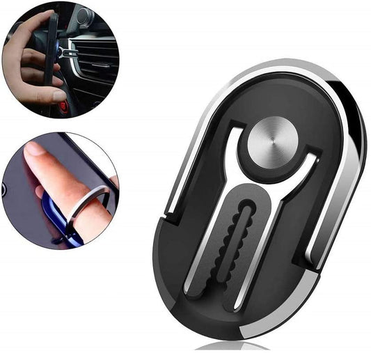 3 in 1 telefoon houder standaard, autohouder en popsocket