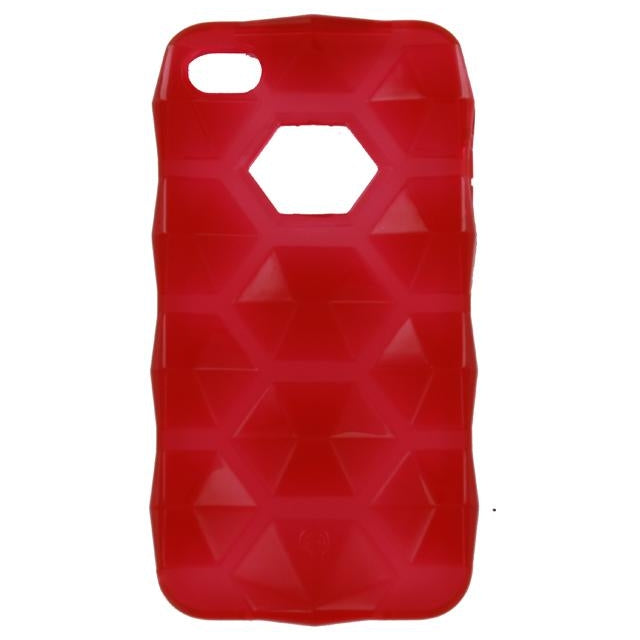 Xccess TPU Case Apple iPhone 4/4S Prisma Transparent Red