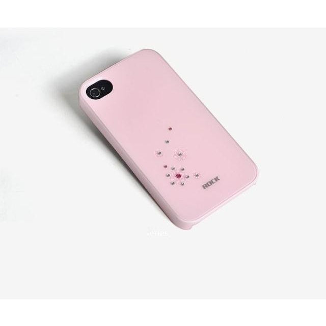 Rock Cover Summer Flowery Apple iPhone 4/4S Pink