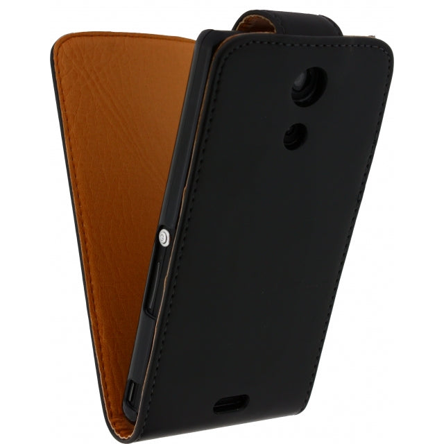 Xccess Flip Case Sony Xperia ZR Schwarz
