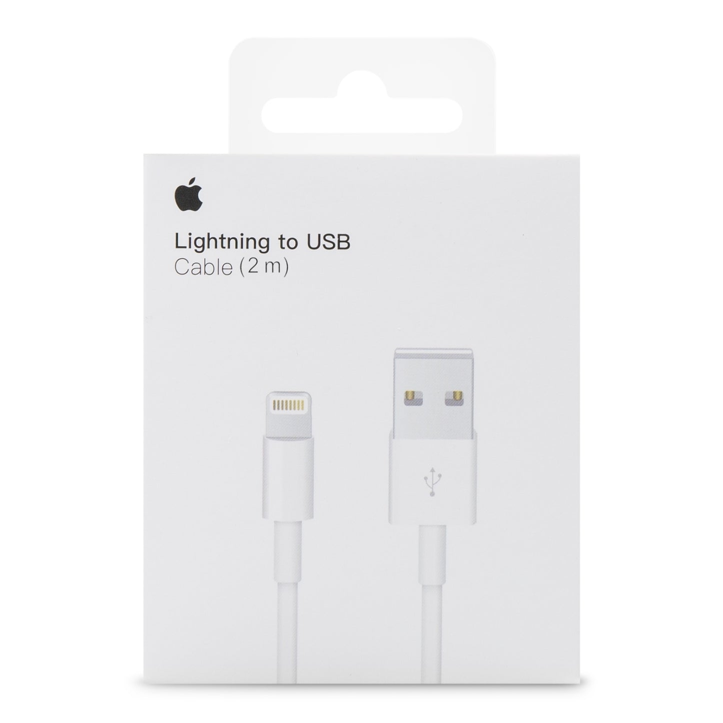 MD819ZM/A Apple Lightning to USB Cable 2m. White