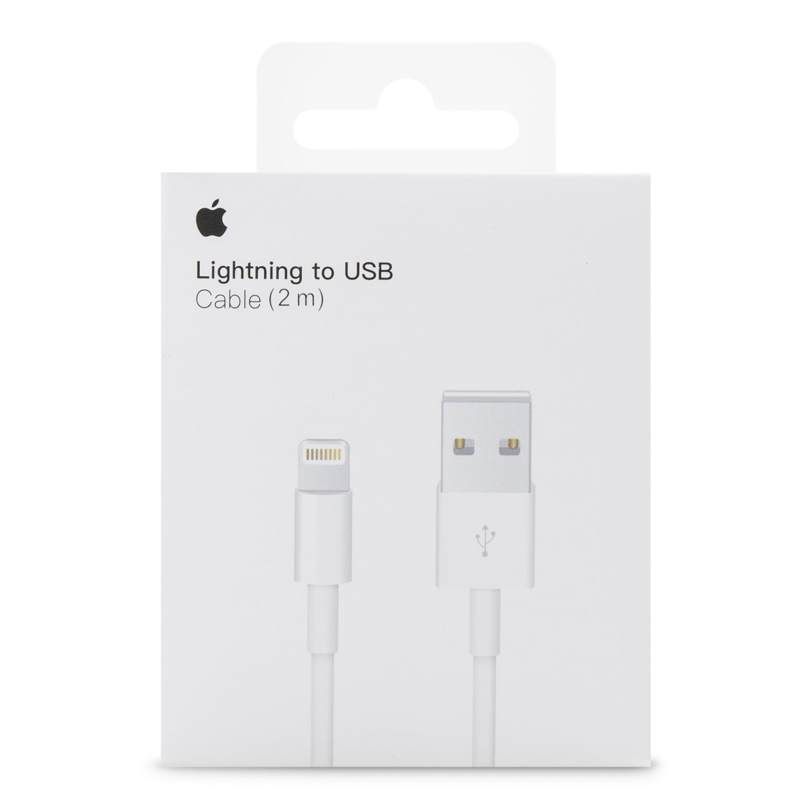 MD819ZM/A Apple Lightning to USB Cable 2m. White